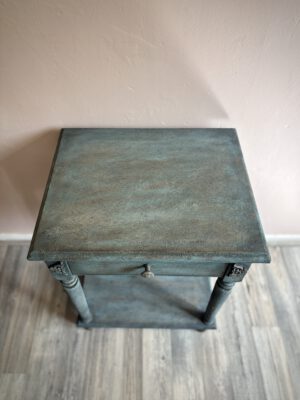'Aged Grace' - Nachtkastjes met steenachtige finish B48xD40xH61,5 cm - Afbeelding 9
