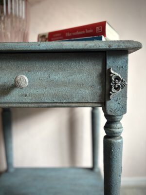 'Aged Grace' - Nachtkastjes met steenachtige finish B48xD40xH61,5 cm - Afbeelding 7