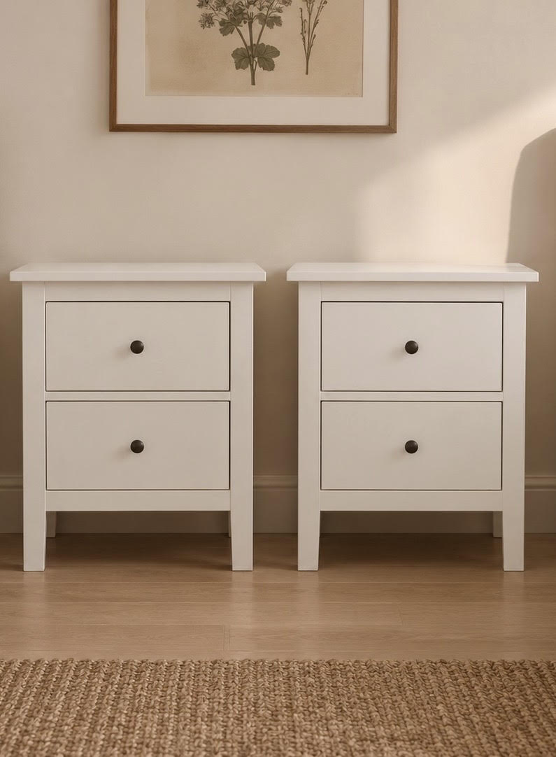 Nachtkastjes vóór de restyling door Wild Brush